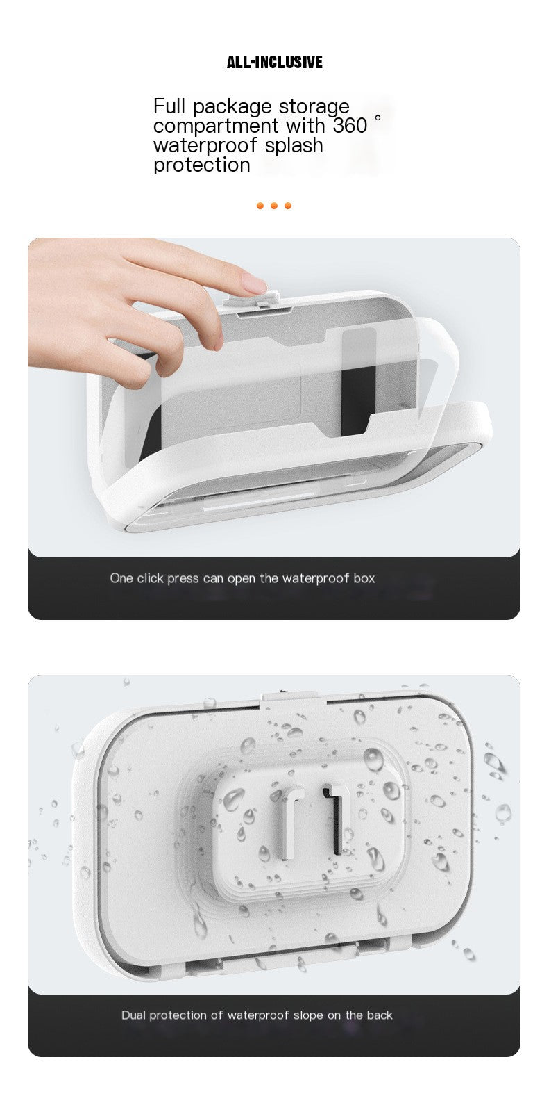 360° Hydrofy™ ShowerStream Case - Waterproof Phone Holder