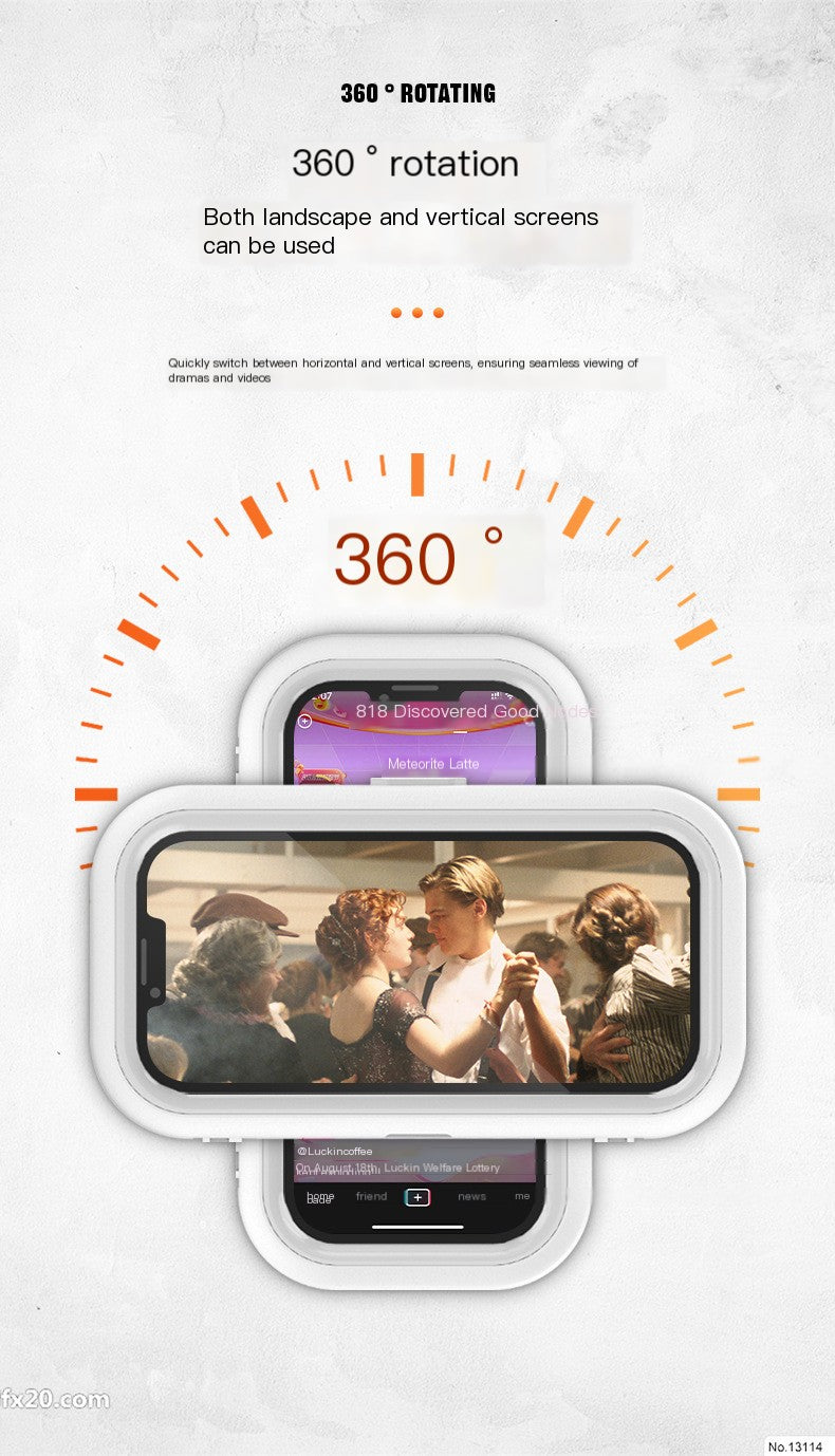 360° Hydrofy™ ShowerStream Case - Waterproof Phone Holder